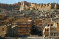 Jaisalmer, fort na tle miasta