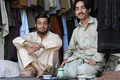 Peshawar, w sklepie z burkami