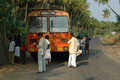 Ayyampalayam, przerwa na maintenance autobusu